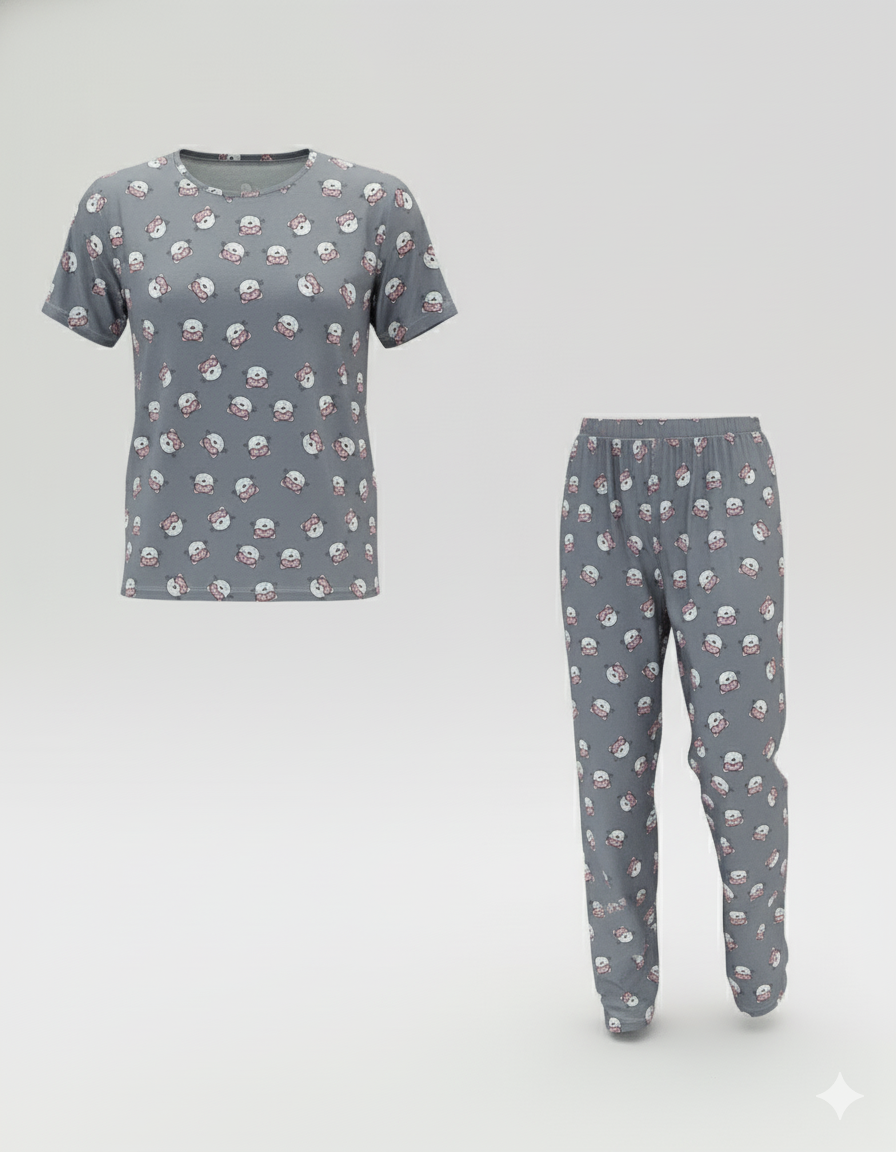  ست‌تیشرت و شلوار خانگی - Thumbnail 2